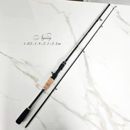 Cần câu lure giá rẻ cần câu máy, cần câu cá Hắc Mã CM59 3