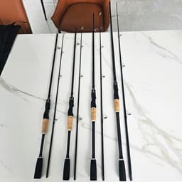Cần câu lure giá rẻ cần câu máy, cần câu cá Hắc Mã CM59 7