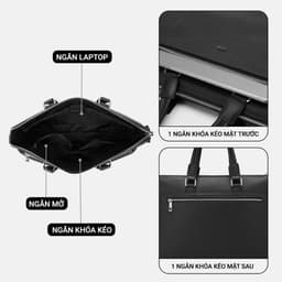 [4-25/9 TẶNG QUÀ TRUNG THU 599K] Túi Bao Tử Nam LECOS LT15 Da Cao Cấp Đeo Ngực Đeo Lưng Thời Thượng 7