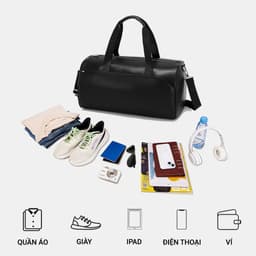 [4-25/9 TẶNG QUÀ TRUNG THU 599K] Túi Đeo Chéo Nam LECOS LTH19 Da Cao Cấp Quai Dù Êm Ái Năng Động 8