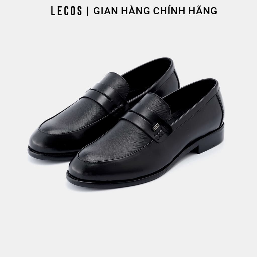 Giày Tây Nam LECOS LG9 Da Bò Thật May Thủ Công Phối Vest Lịch Lãm