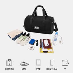 [4-25/9 TẶNG QUÀ TRUNG THU 599K] Túi Đeo Chéo Nam LECOS LTH15 Vải Oxford Chống Nước Quai Dù Êm Ái Năng Động 8