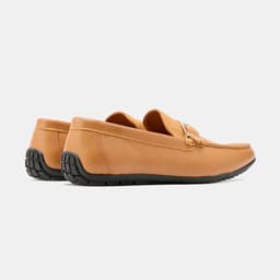 Giày Moccasin Nam LECOS LG25 Giày Lười Moccasin Nam Da Thật Chỉ Viền Đế Chống Trượt 5