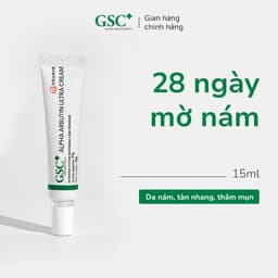 Kem ức chế nám GSC Alpha Arbutin 7% Ultra Cream giảm nám, tàn nhang cân bằng sắc tố da 15g -Hàn Quốc 5