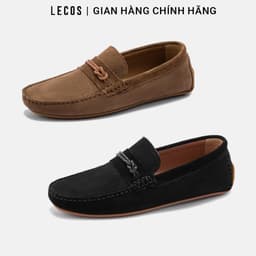 Giày Lười Nam LECOS LG47 Da Bò Thật Phom Ôm Gọn Lịch Sự đi Làm 1