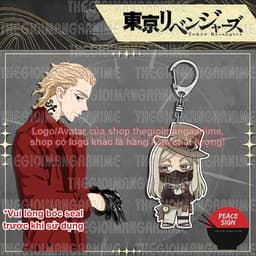 Mua 1 tặng 1 (MECHANIC) Móc khóa TOKYO REVENGERS in hình anime chibi mica trong acrylic dễ thương 5