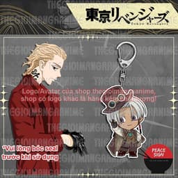 Mua 1 tặng 1 (MECHANIC) Móc khóa TOKYO REVENGERS in hình anime chibi mica trong acrylic dễ thương 4