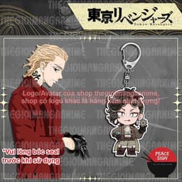 Mua 1 tặng 1 (MECHANIC) Móc khóa TOKYO REVENGERS in hình anime chibi mica trong acrylic dễ thương 6