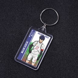 (VUÔNG) Móc khóa mica IN HÌNH BLUE LOCK ver UNIFORM anime chibi xinh xắn tiện lợi dễ thương 2