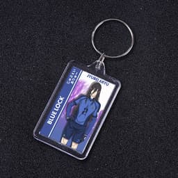 (VUÔNG) Móc khóa mica IN HÌNH BLUE LOCK ver UNIFORM anime chibi xinh xắn tiện lợi dễ thương 5