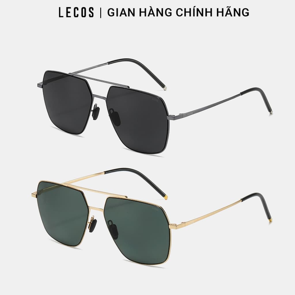 Kính Phi Công Nam LECOS LK60 Gọng Thép Không Gỉ Lái Xe Dạo Phố