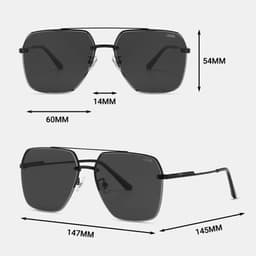 Kính Phi Công Nam LECOS LK18 Tròng Sắc Nét Dịu Mắt Du Lịch đi Biển 6