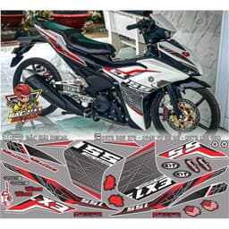 Tem Rời Exciter 155 Tem Xe Exciter 155  Mẫu  Trắng Hồng Phối Đủ Màu Decal 3 Lớp 2