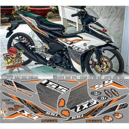 Tem Rời Exciter 155 Tem Xe Exciter 155  Mẫu  Trắng Hồng Phối Đủ Màu Decal 3 Lớp 3