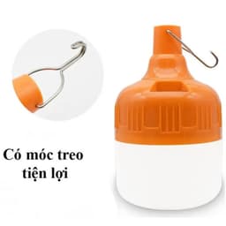 Bóng Đèn LED Tích Điện Công Suất 200W Chống Nước - Đèn LED Có Móc Treo Tiện Lợi (VINALUXURY) 2