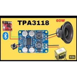 𝗫𝗛-𝗠𝟯𝟭𝟯 Mạch Mono 1 kênh 60W 30W khuếch đại âm thanh TPA3118 32pin DIY - 2