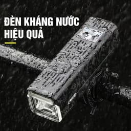 Đèn còi xe đạp thể thao siêu sáng, Đèn pha kết hợp còi vang và cảm biến ánh sáng thông minh DP06 8