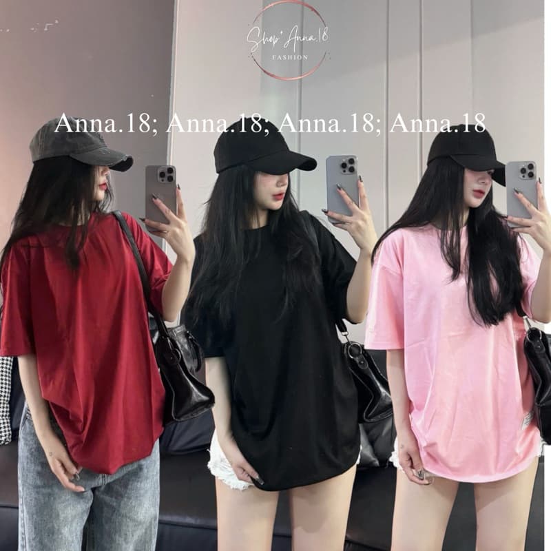 Áo Phông cotton 4 chiều mịn mát form rộng( TRƠN FORM RỘNG- 4 chiều) form rộng ( 40 _ 70 KG)