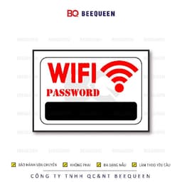 20 mẫu biển pass wifi - bảng treo ghi password wifi cho các cửa hàng 6