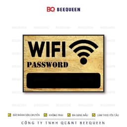 20 mẫu biển pass wifi - bảng treo ghi password wifi cho các cửa hàng 5
