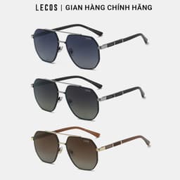 Kính Mắt Vuông Nam LECOS LK20 Gọng Thép Không Gỉ Lái Xe Dạo Phố 1