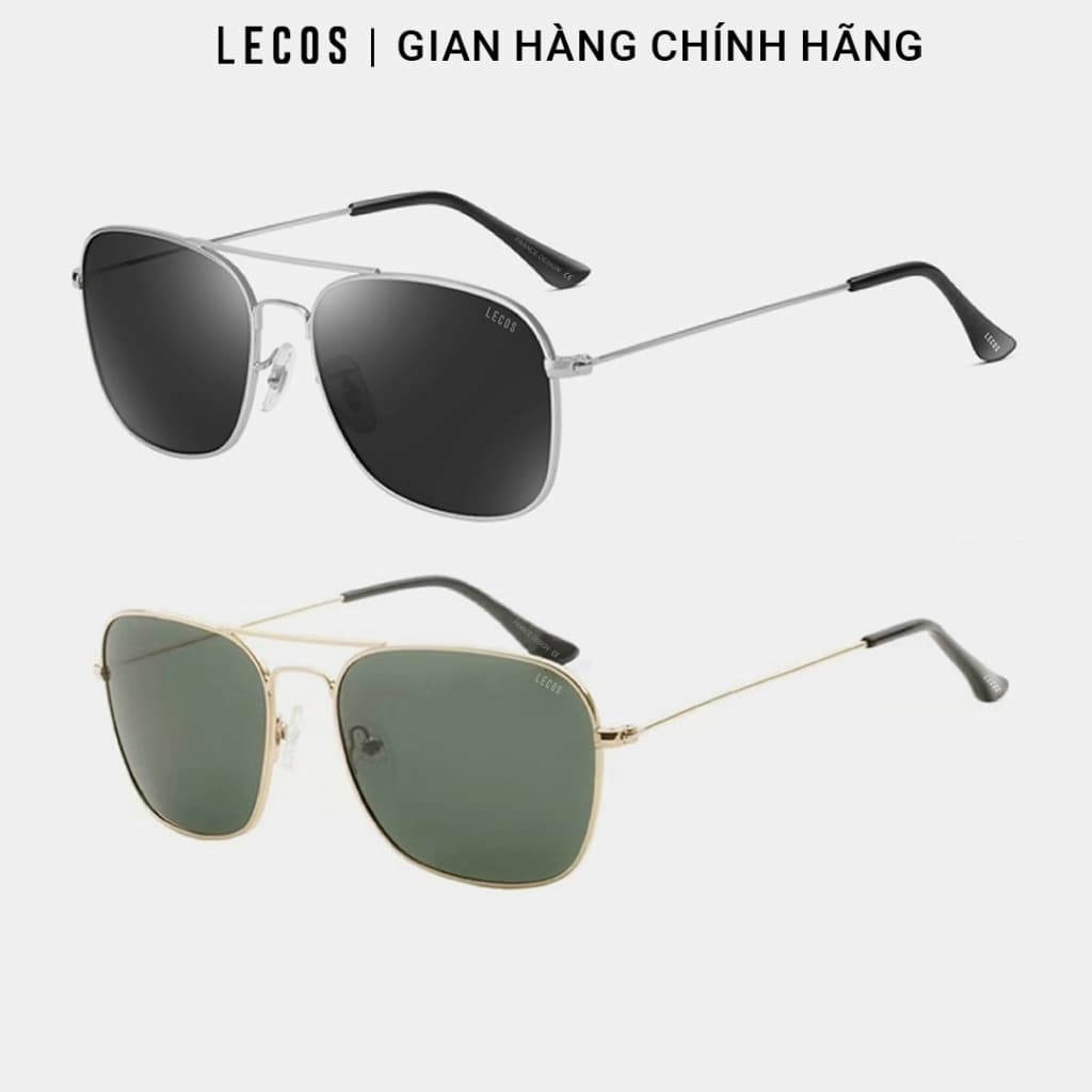 Kính Mắt Tròn Retro LECOS LK11 Gọng Hợp Kim Thanh Mảnh Du Lịch đi Biển