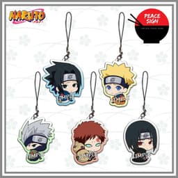 (mua 1 tặng 1) (QUAY ĐẦU) Dây treo điện thoại in hình NARUTO mica acrylic dây móc khóa tiện lợi xinh xắn 1