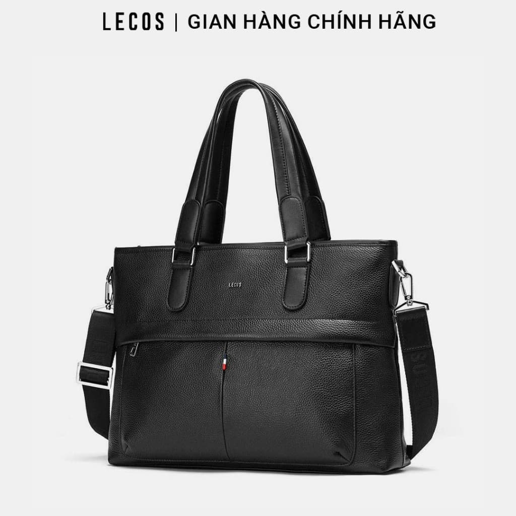 Túi Đeo Chéo Nam LECOS LT5 Da Cao Cấp Quai Dù Êm Ái Năng Động