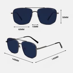 Kính Mắt Tròn Retro LECOS LK19 Gọng Thép Không Gỉ Lái Xe Dạo Phố 5