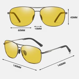 Kính Mắt Tròn Retro LECOS LK21 Gọng Thép Không Gỉ đi Làm Gặp Đối Tác 5
