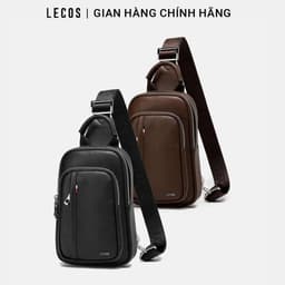 [4-25/9 TẶNG QUÀ TRUNG THU 599K] Túi đựng ipad nam LECOS LT1 da bò thật nhỏ gọn tiện lợi mang hằng ngày 2