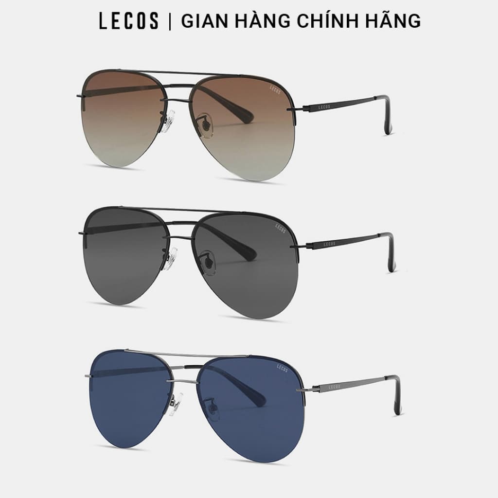 Kính Mắt Tròn Retro LECOS LK9 Gọng Thép Không Gỉ đi Làm Gặp Đối Tác