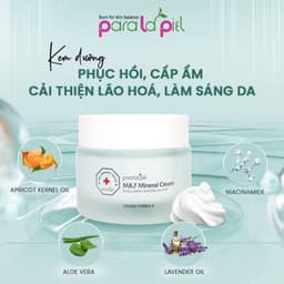 [CTY] Paralapiel M&F Mineral Cream Kem Dưỡng Phục Hồi, Mờ Nám Và Ngăn Ngừa Lão Hoá 50G 4