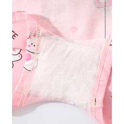 Combo 4 quần chíp đùi cho bé gái họa tiết Khủng Long Nơ dễ thương, quần lót tam giác cotton thoáng mát co giãn Cherikids 9