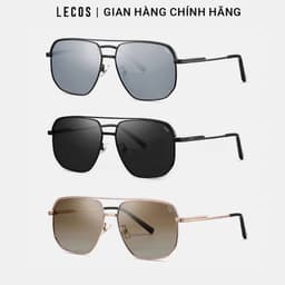 Kính Mắt Tròn Retro LECOS LK32 Gọng Thép Không Gỉ Chống Chói đi Nắng 1