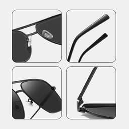 Kính Mắt Tròn Retro LECOS LK32 Gọng Thép Không Gỉ Chống Chói đi Nắng 8