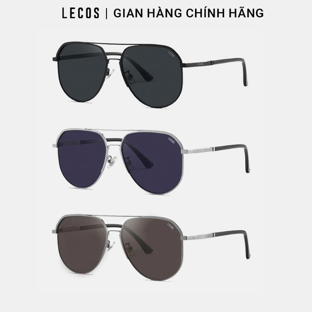 Kính Phi Công Nam LECOS LK33 Chống Tia Uv400 Du Lịch đi Biển