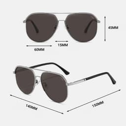Kính Phi Công Nam LECOS LK33 Chống Tia Uv400 Du Lịch đi Biển 5