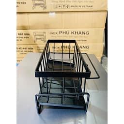 KỆ ĐỂ ĐỒ RỬA CHÉN BÁT MẠ KẼM, KỆ NHÀ BẾP TIỆN ÍCH 2