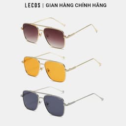 Kính Phi Công Nam LECOS LK34 Gọng Thép Không Gỉ Thời Trang Ngoài Trời 1