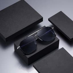 Kính Phi Công Nam LECOS LK39 Gọng Thép Không Gỉ Du Lịch đi Biển 6