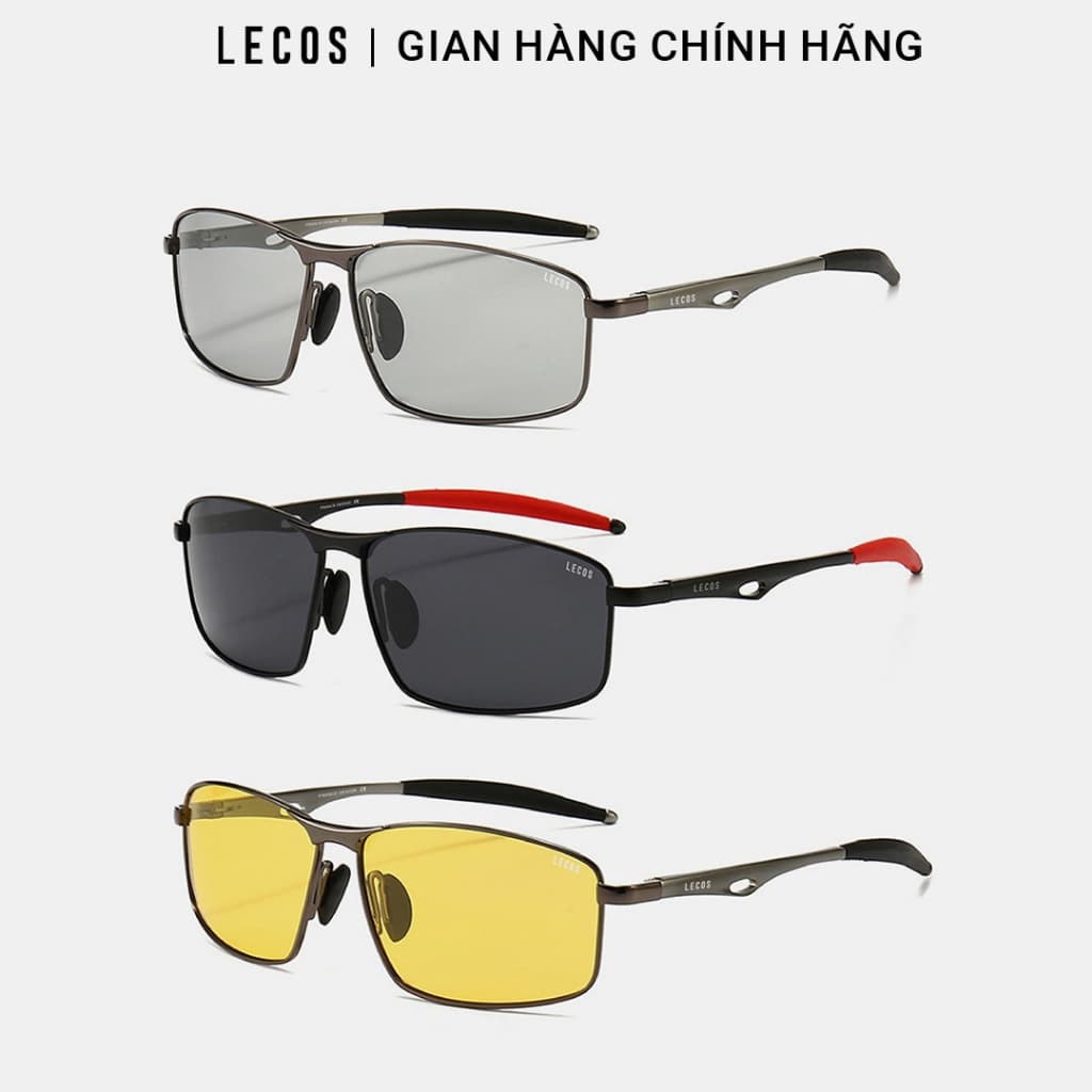 Kính Mắt Tròn Retro LECOS LK4 Gọng Hợp Kim Thanh Mảnh Lái Xe Dạo Phố