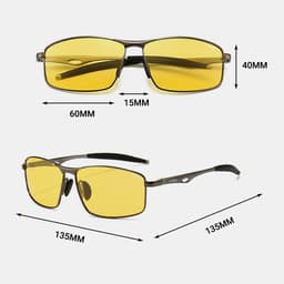 Kính Mắt Tròn Retro LECOS LK4 Gọng Hợp Kim Thanh Mảnh Lái Xe Dạo Phố 5
