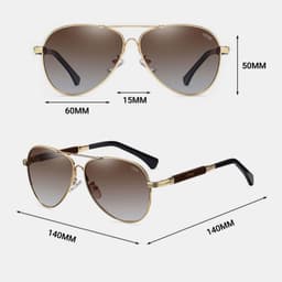 Kính Phi Công Nam LECOS LK40 Chống Tia Uv400 Thời Trang Ngoài Trời 5