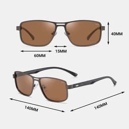 Kính Mắt Tròn Retro LECOS LK41 Gọng Đồng Bền Chắc Lái Xe Dạo Phố 5
