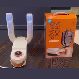 Máy Sấy Giày Khử Mùi Shoe Dayer Xoay 360 độ và Hộp Đựng Giày Có Nắp Đậy Thoát Khí. LMS 5