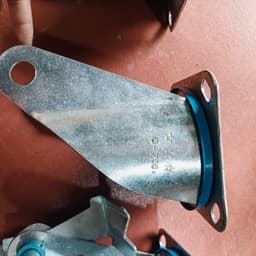 [KKTHN] Càng Bánh Xe Đẩy Kèm Trục Cho Bánh Xe Phi 100, 125, 150, 200 5