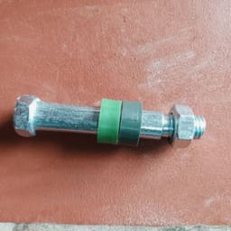 [KKTHN] Càng Bánh Xe Đẩy Kèm Trục Cho Bánh Xe Phi 100, 125, 150, 200 9