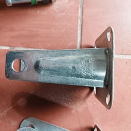 [KKTHN] Càng Bánh Xe Đẩy Kèm Trục Cho Bánh Xe Phi 100, 125, 150, 200 4