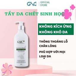 [Chuyên dùng cho Spa ]Tẩy da chết mặt GSC Natural Peeling 500ml dạng kem, an toàn cho mọi loại da 1